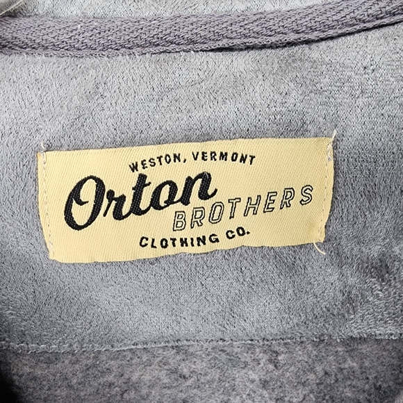 ORTON BROTHERS Mens Fleece Zip Up Vest The Vermont Country Store Size S - Picture 5 of 7